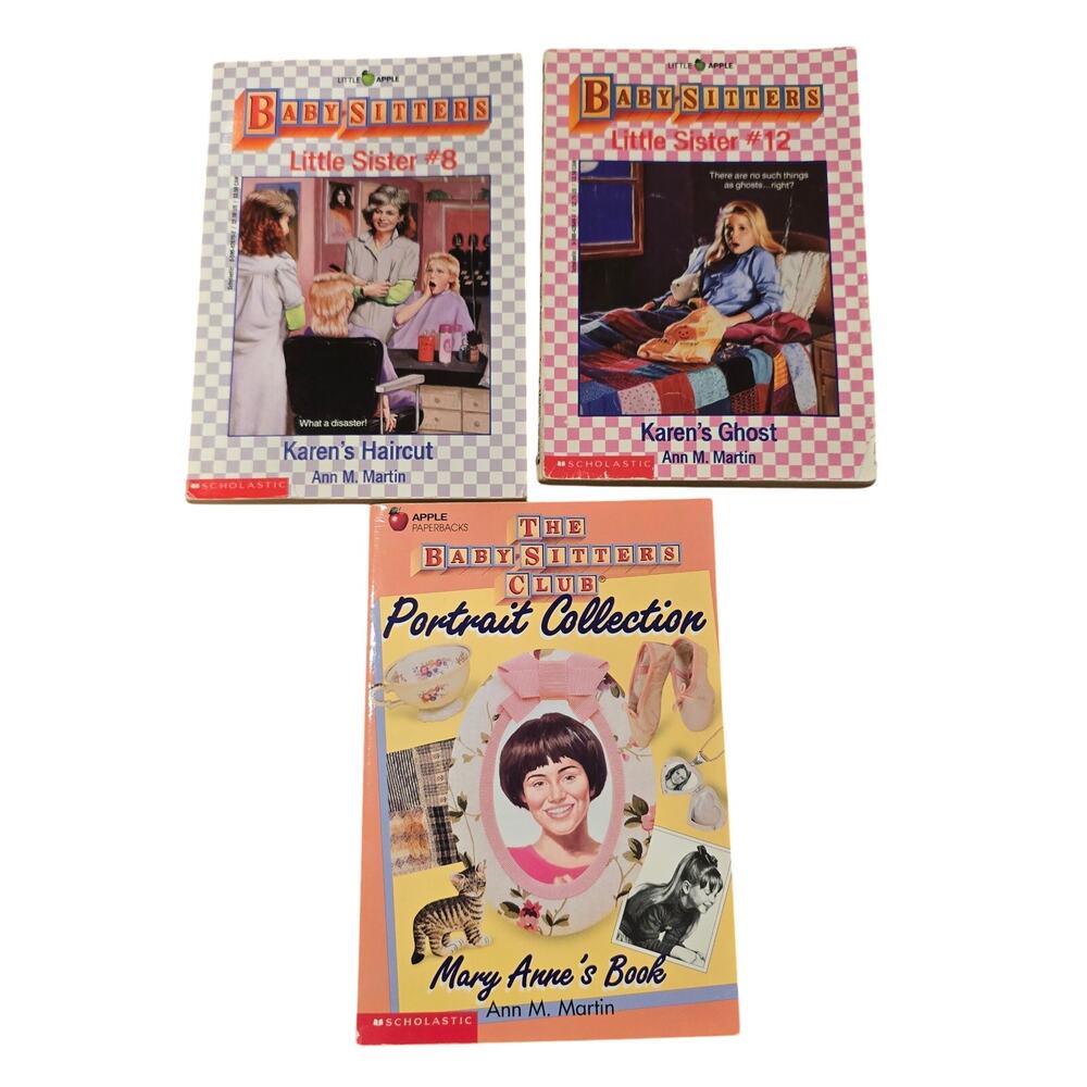 Vintage Bundle of 3 The Baby-Sitters Club Paperback Books | Ann Martin